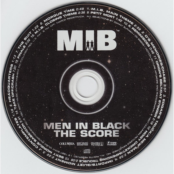 Danny Elfman : Men In Black - The Score (CD, Album)