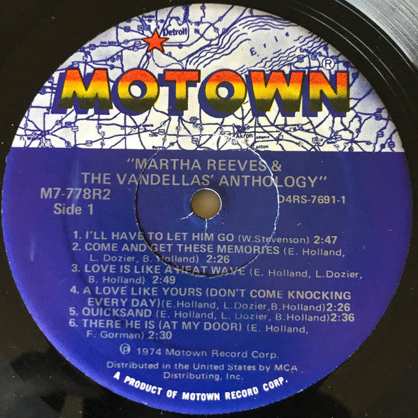 Martha Reeves & The Vandellas : Anthology (2xLP, Comp, Gat)