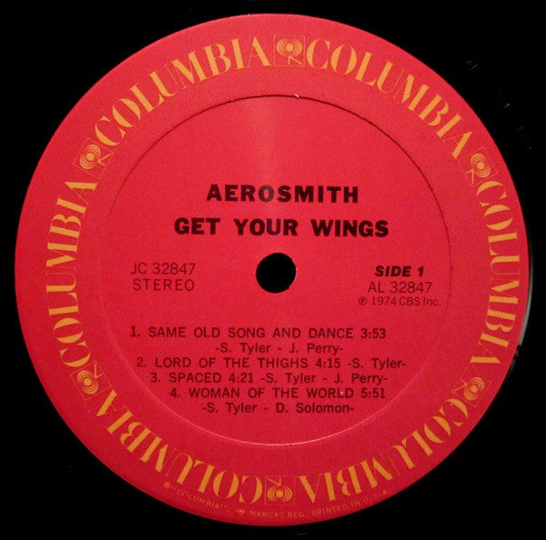 Aerosmith : Get Your Wings (LP, Album, RE)