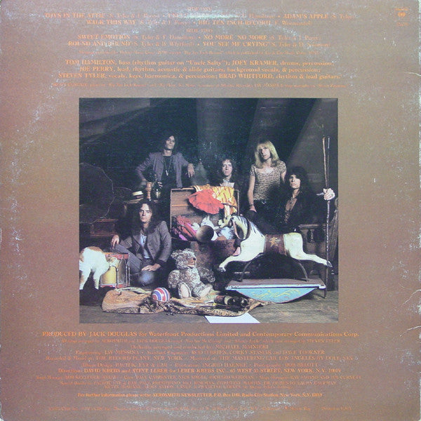 Aerosmith : Toys In The Attic (LP, Album, RE, San)