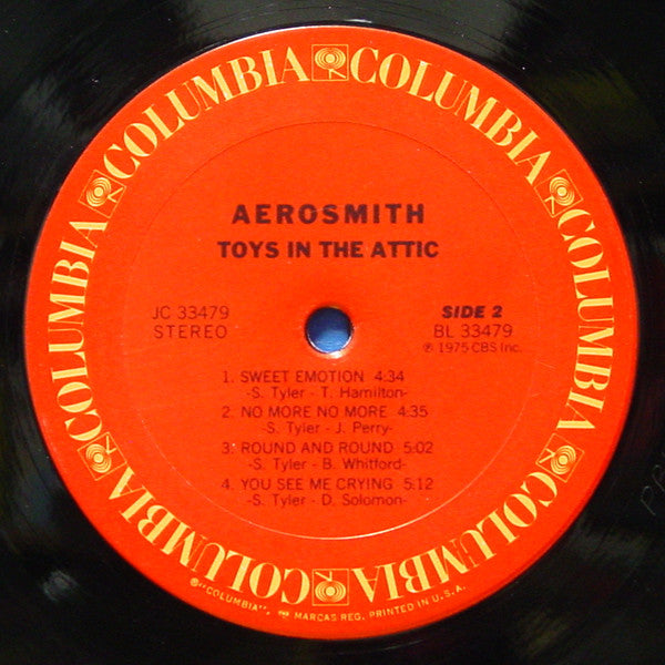 Aerosmith : Toys In The Attic (LP, Album, RE, San)