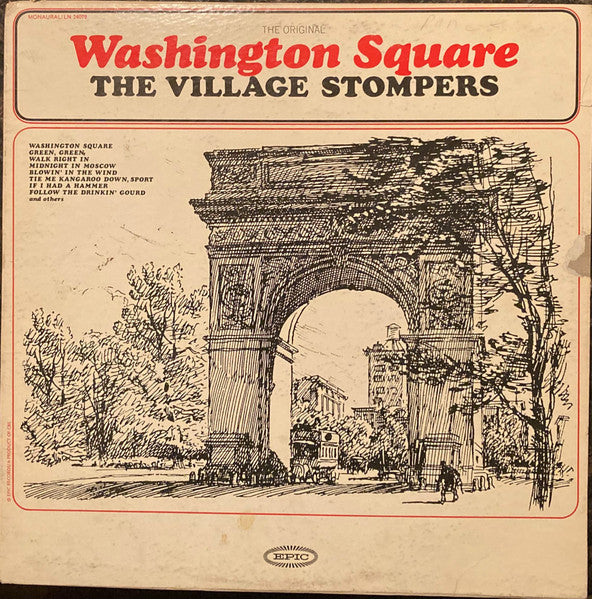 The Village Stompers : The Original Washington Square (LP, Album, Mono, Ter)
