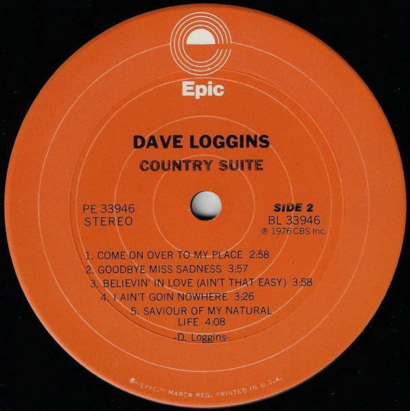 Dave Loggins : Country Suite (LP, Album, Pit)