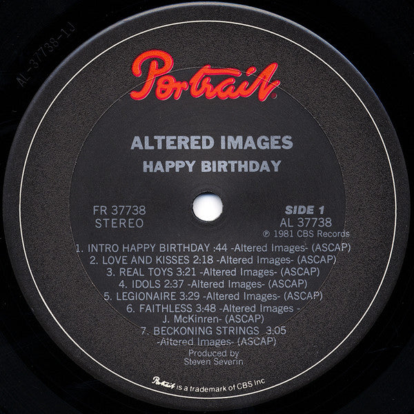 Altered Images : Happy Birthday (LP, Album)