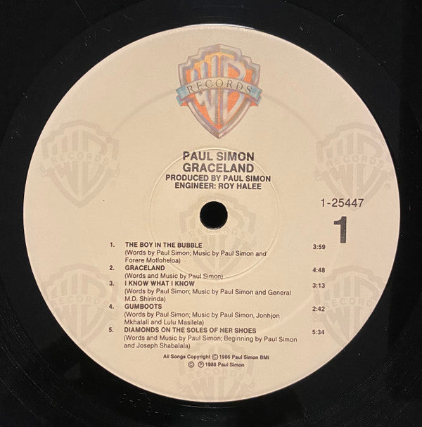 Paul Simon : Graceland (LP, Album, Spe)