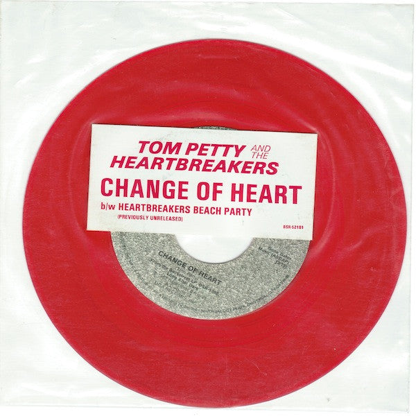 Tom Petty And The Heartbreakers : Change Of Heart (7", Single, Red)