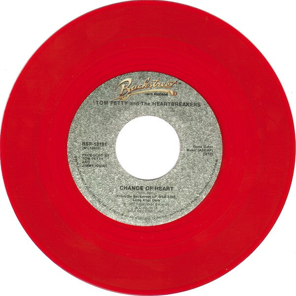 Tom Petty And The Heartbreakers : Change Of Heart (7", Single, Red)