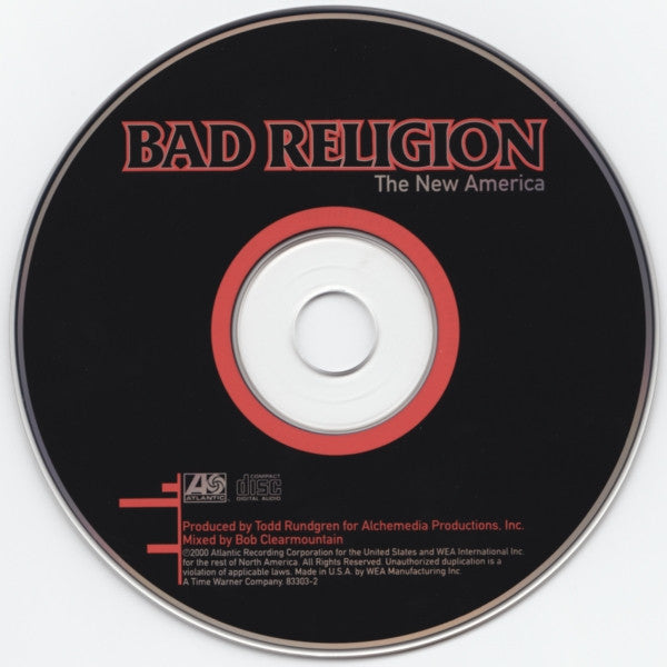 Bad Religion : The New America (CD, Album)