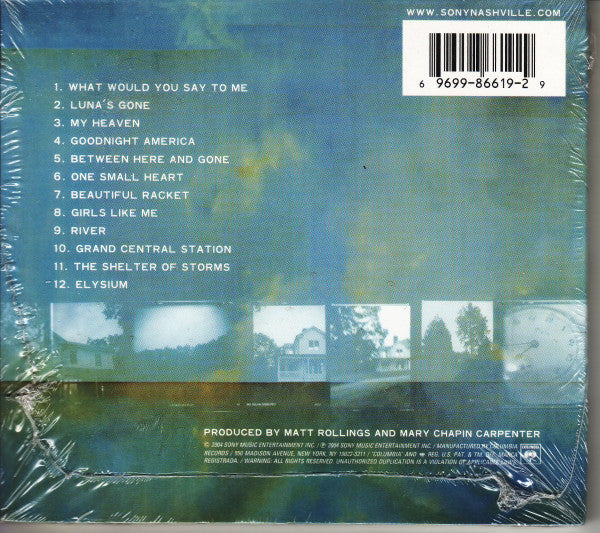 Mary Chapin Carpenter : Between Here And Gone (CD, Album)