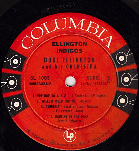 Duke Ellington And His Orchestra : Ellington Indigos (LP, Album, Mono, Hol)