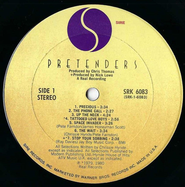 The Pretenders : Pretenders (LP, Album, Club)