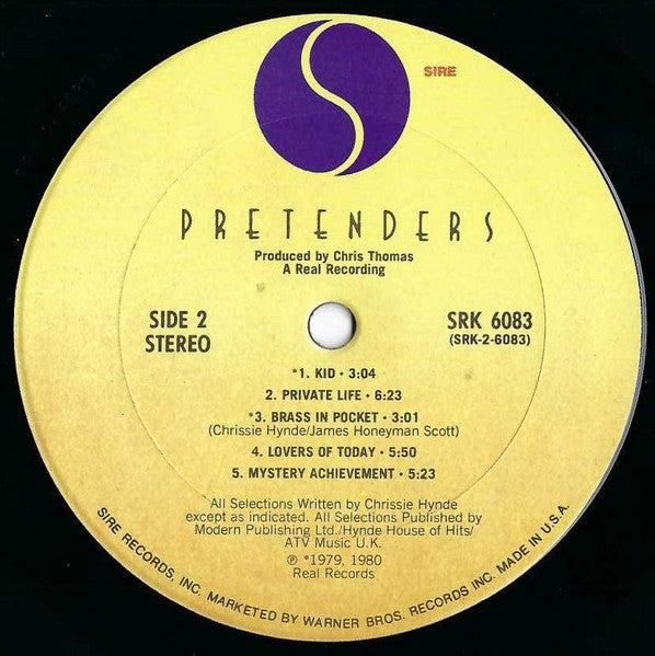 The Pretenders : Pretenders (LP, Album, Club)