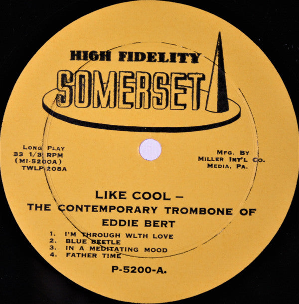 Eddie Bert : Like Cool (LP, Album, RE)