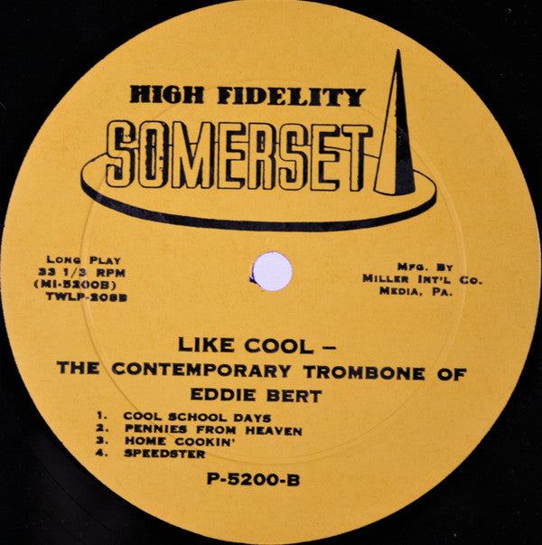 Eddie Bert : Like Cool (LP, Album, RE)