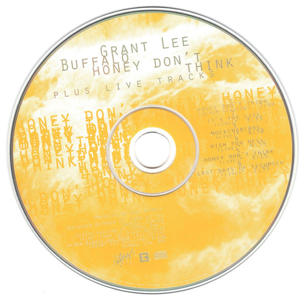 Grant Lee Buffalo : Honey Don't Think (Plus Live Tracks) (CD, Single, Promo)