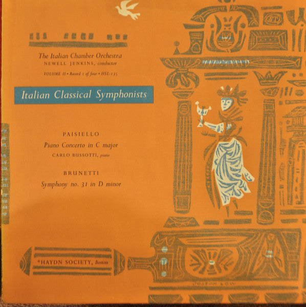 Giovanni Paisiello, Gaetano Brunetti : Italian Classical Symphonists - Volume II (LP, Mono)