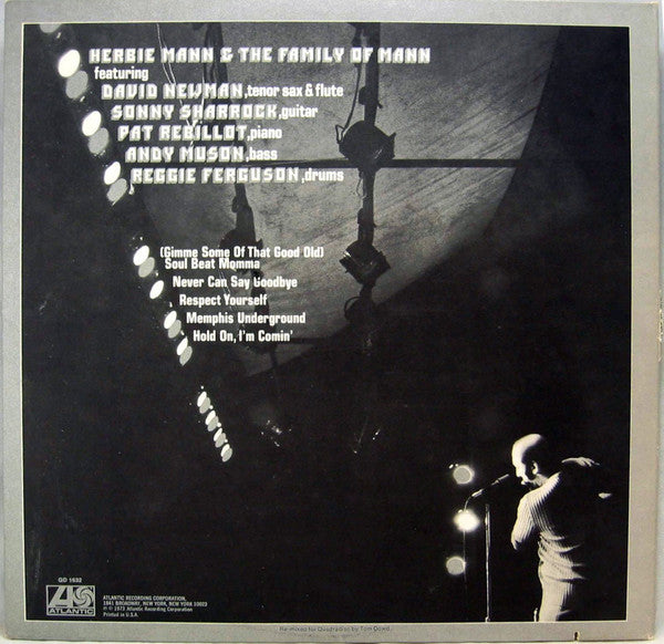 Herbie Mann : Hold On, I'm Comin' (LP, Album, Quad, Die)