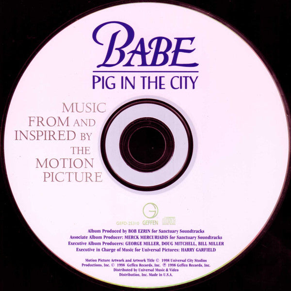 Various : Babe: Pig In The City (Music From And Inspired By The Motion Picture) (CD, Album)