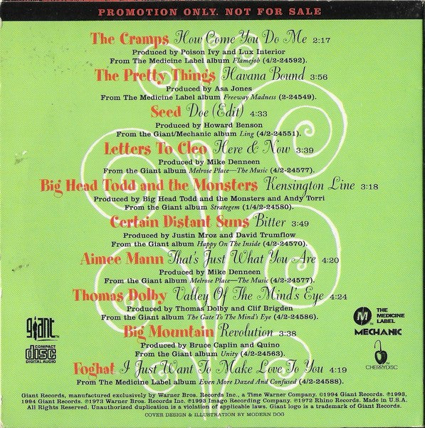 Various : The Gigantic Recording Corporation Proudly Presents Volume II (CD, Comp, Promo)