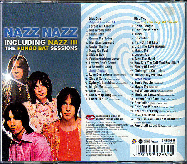 Nazz : Nazz Nazz - Including Nazz III - The Fungo Bat Sessions (2xCD, Comp)