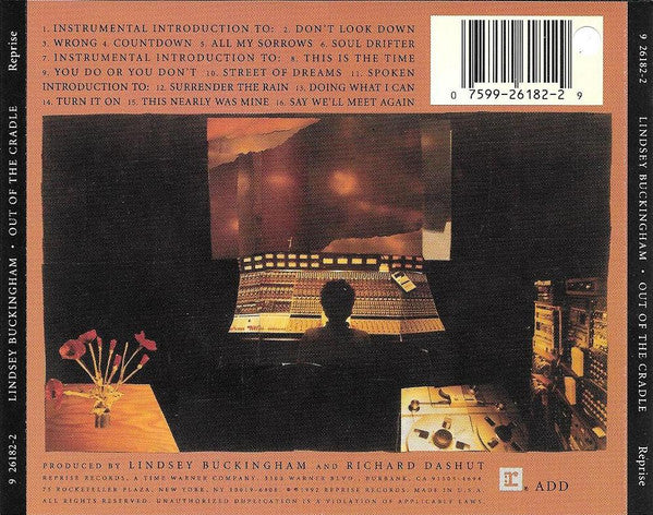Lindsey Buckingham : Out Of The Cradle (CD, Album)