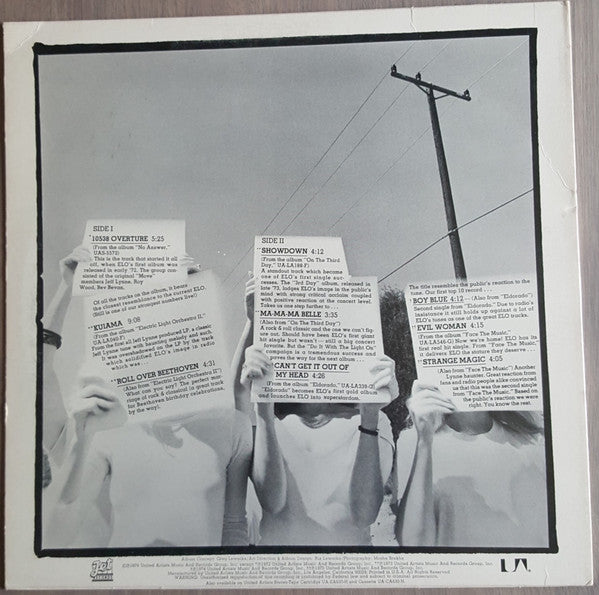Electric Light Orchestra : Olé ELO (LP, Comp, RE, Mis)