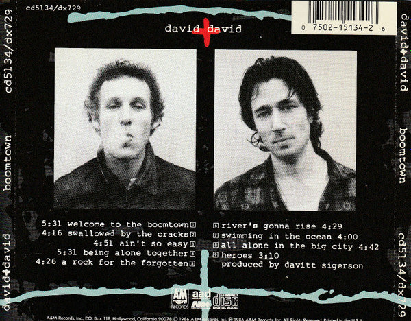 David + David : Boomtown (CD, Album)