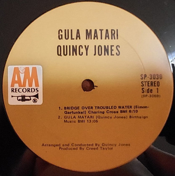 Quincy Jones : Gula Matari (LP, Album, Gat)
