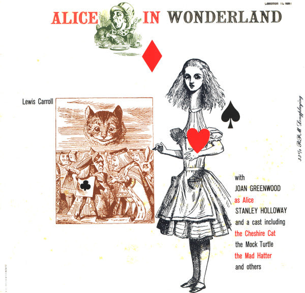 Lewis Carroll : Alice In Wonderland (LP, Mono, RE)