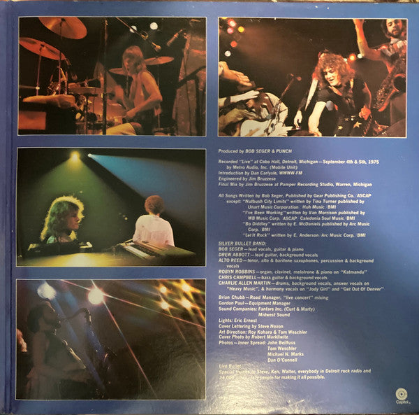 Bob Seger & The Silver Bullet Band* : Live Bullet (2xLP, Album, Jac)