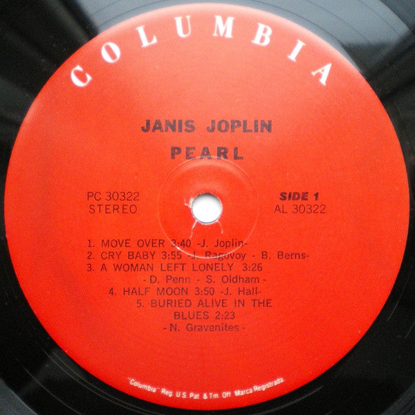 Janis Joplin : Pearl (LP, Album, RE)