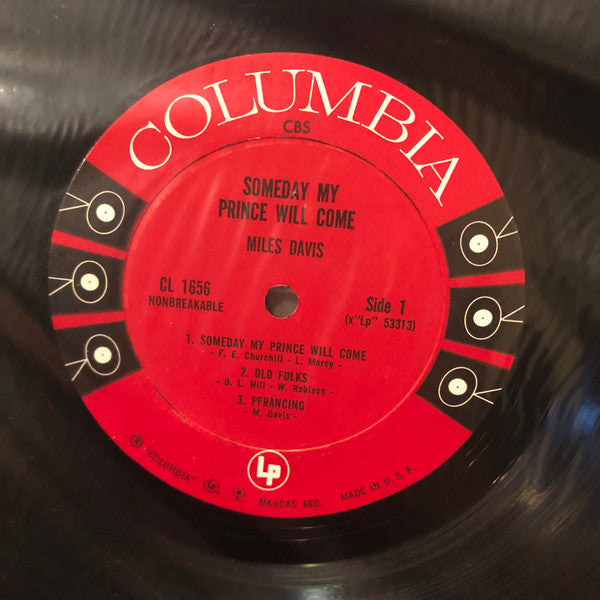 The Miles Davis Sextet : Someday My Prince Will Come (LP, Album, Mono, DG )