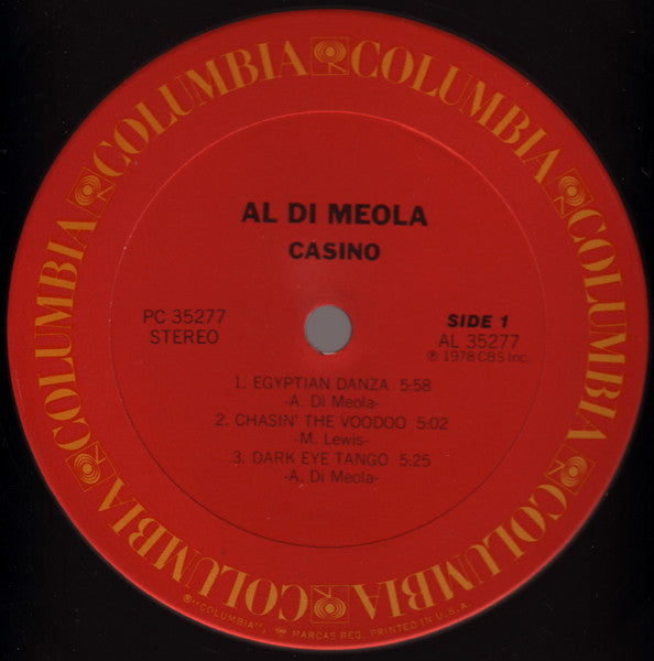 Al Di Meola : Casino (LP, Album, RP, Mas)