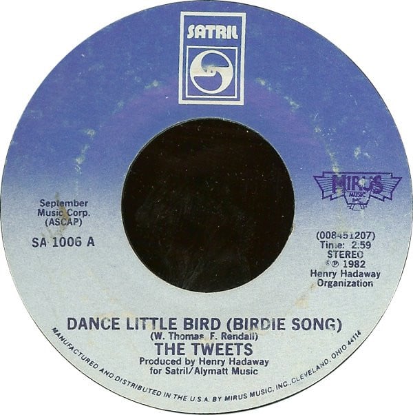 The Tweets : Dance Little Bird (The Birdie Song) (7", Single, Styrene, Com)