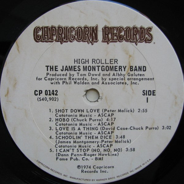 James Montgomery Band : High Roller (LP, Album)