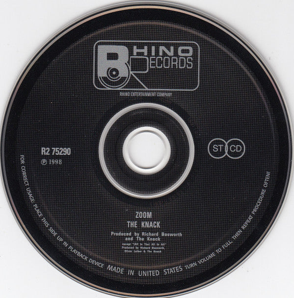 The Knack (3) : Zoom (CD, Album)