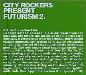 Various : City Rockers Present Futurism 2 (2xCD, Comp, Mixed)