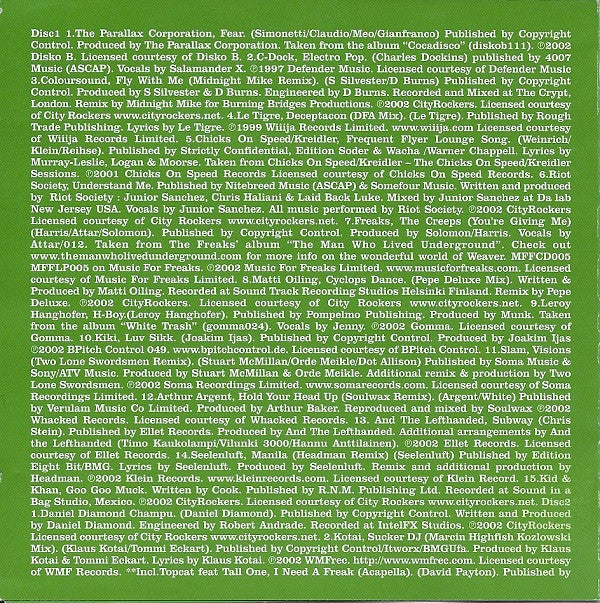 Various : City Rockers Present Futurism 2 (2xCD, Comp, Mixed)