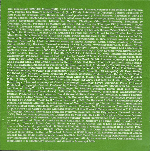 Various : City Rockers Present Futurism 2 (2xCD, Comp, Mixed)
