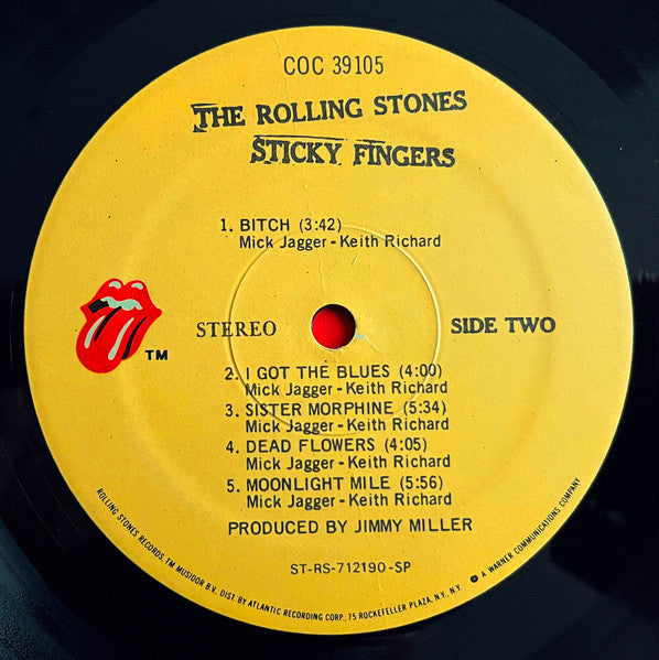 The Rolling Stones : Sticky Fingers (LP, Album, RE, SP )