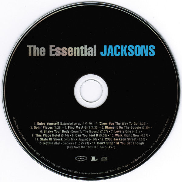 The Jacksons : The Essential Jacksons (CD, Comp)