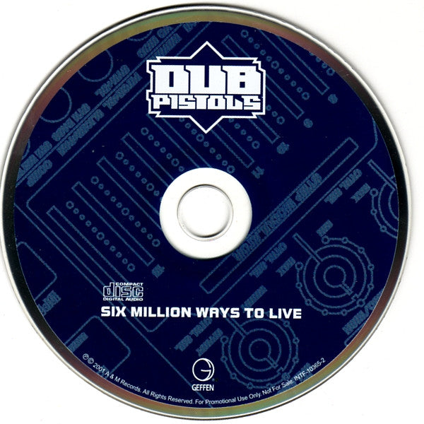 Dub Pistols : Six Million Ways To Live (CD, Album, Promo)