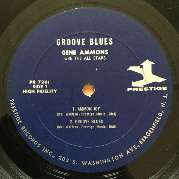 Gene Ammons And His All Stars* : Groove Blues (LP, Album, Mono)