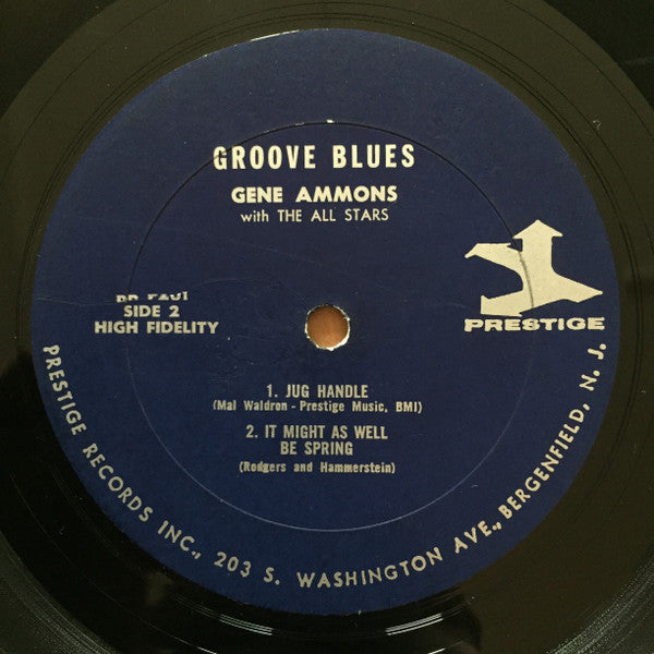 Gene Ammons And His All Stars* : Groove Blues (LP, Album, Mono)