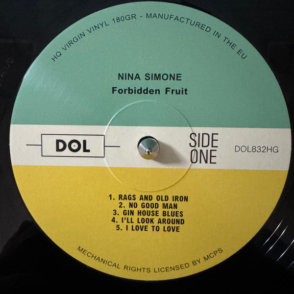 Nina Simone : Forbidden Fruit (LP, Album, RE, 180)