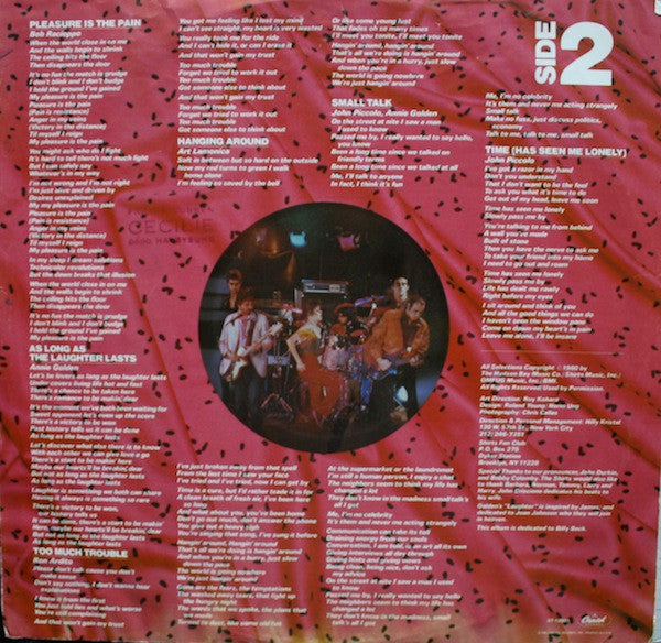 The Shirts : Inner Sleeve (LP, Album)