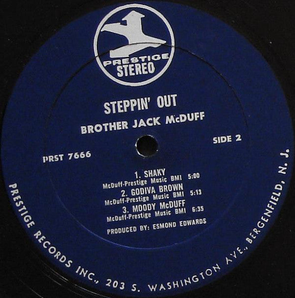 Brother Jack McDuff : Steppin' Out (LP, Album)