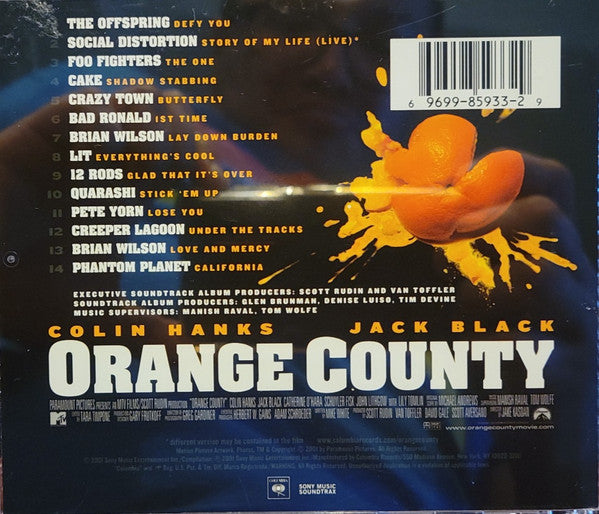 Various : Orange County (The Soundtrack) (CD, Comp + CD, Ltd, Promo, Smplr)