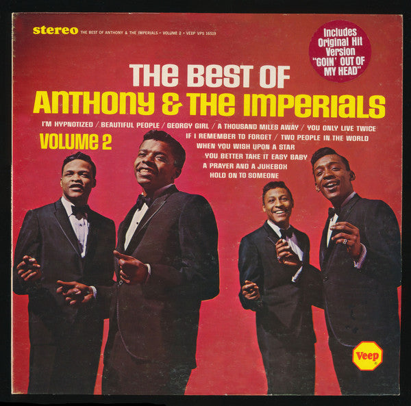 Little Anthony & The Imperials : The Best Of Volume 2 (LP, Comp, Mon)