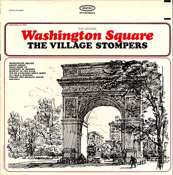 The Village Stompers : The Original Washington Square (LP, Album, San)